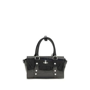 Vivienne Westwood Black Calf Leather Bos Taurus Shoulder Women's Bag